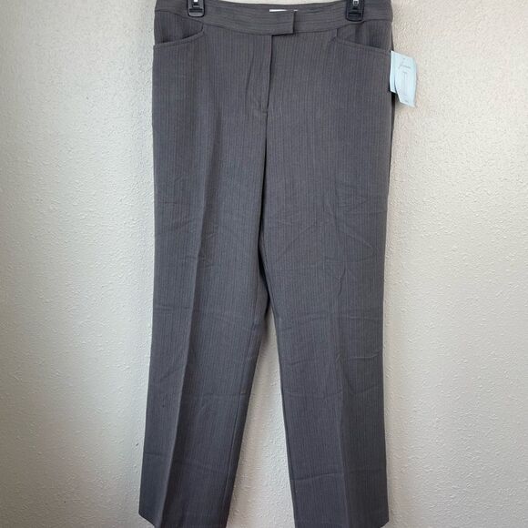NWT JH Collectibles Pinstripe Eva Slacks Size 10 - Picture 1 of 8
